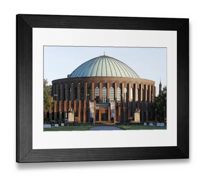 Framed Print : Concert hall Tonhalle, Duesseldorf