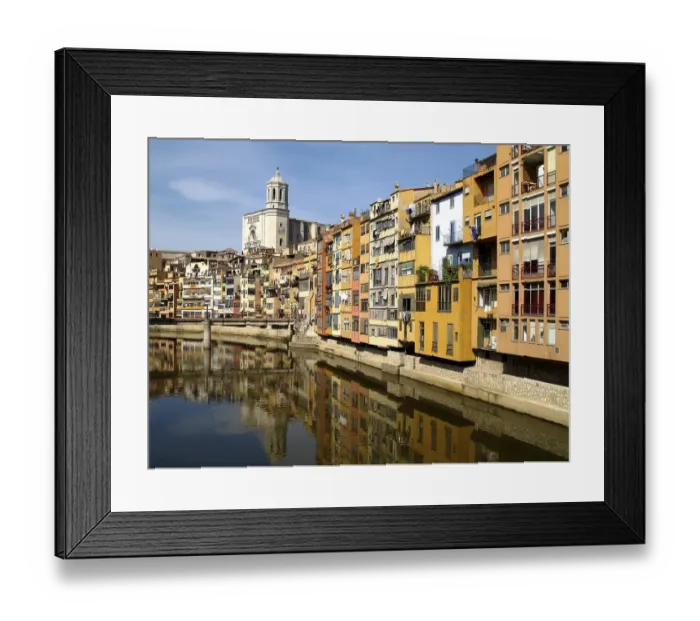 Framed Print : Gerona, Catalonia, Spain, Europe