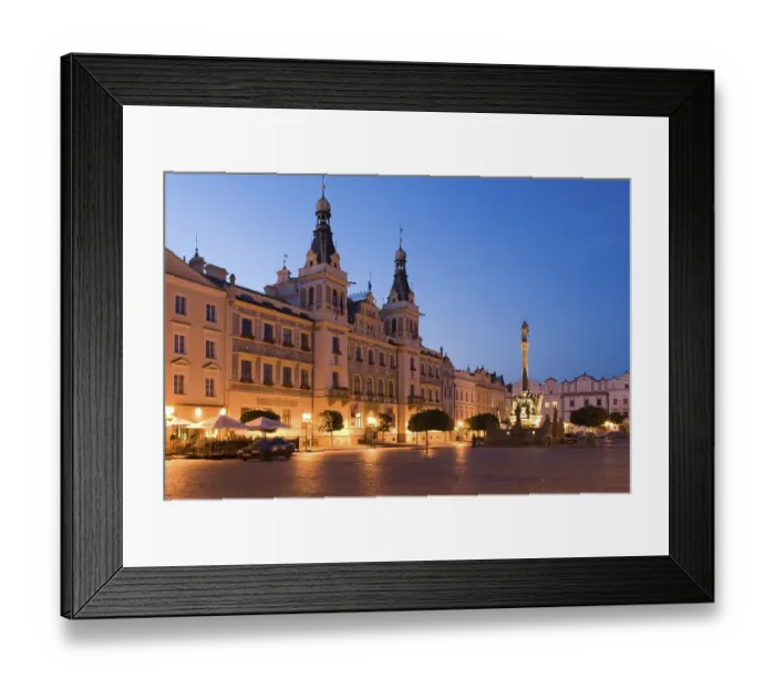 Framed Print : Historic old town of Pardubice on the Labe Framed Print : Historic old town of Pardubice on the Labe