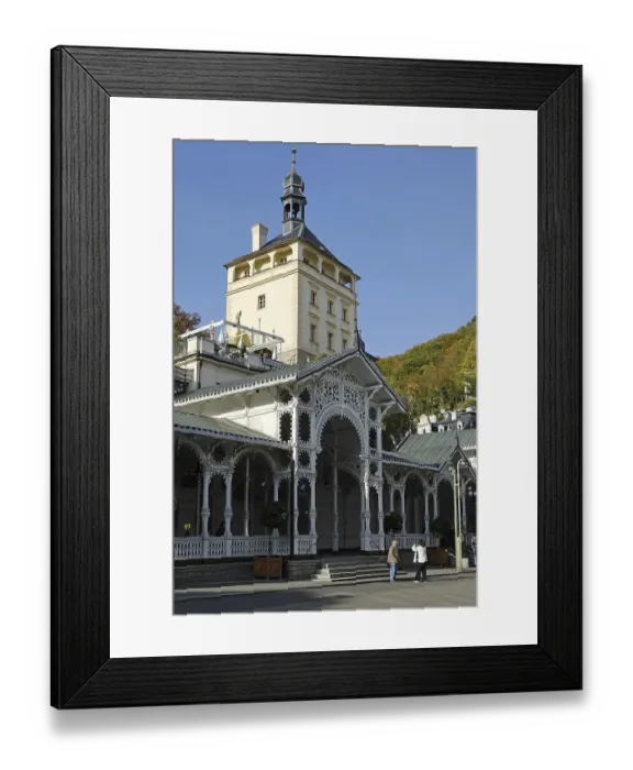 Framed Print : Historic old town of Karlsbad, Carlsbad Framed Print : Historic old town of Karlsbad, Carlsbad