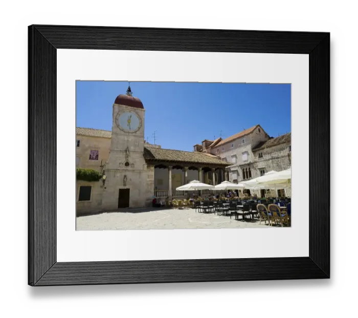 Framed Print : Loggia and the city hall bell tower