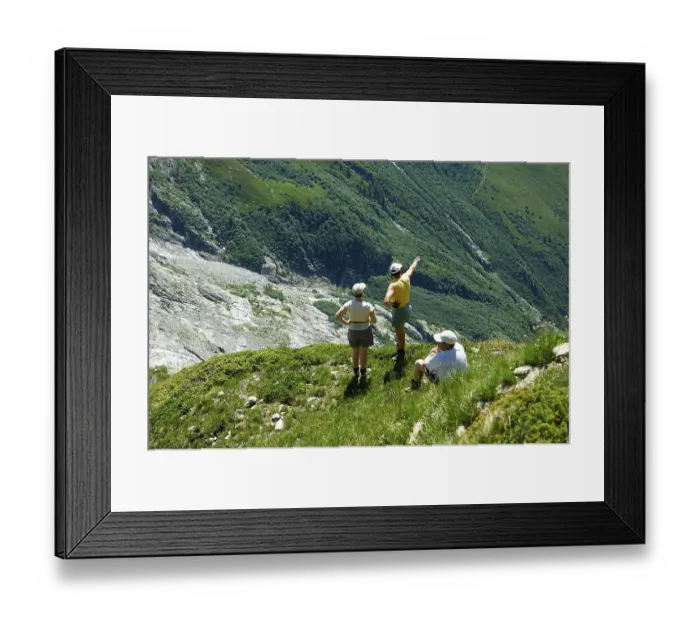 Framed Print : Resting hikers Framed Print : Resting hikers