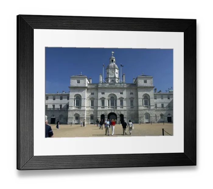 Framed Print : Parade ground in front of the Royal Horseguards in London Framed Print : Parade ground in front of the Royal Horseguards in London