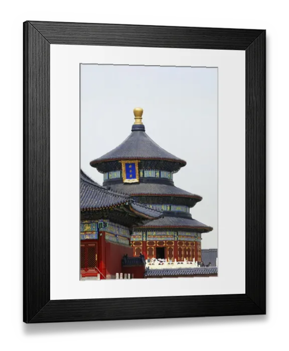 Framed Print : At the Temple of Heaven, Hall of Prayer for Good Harvests