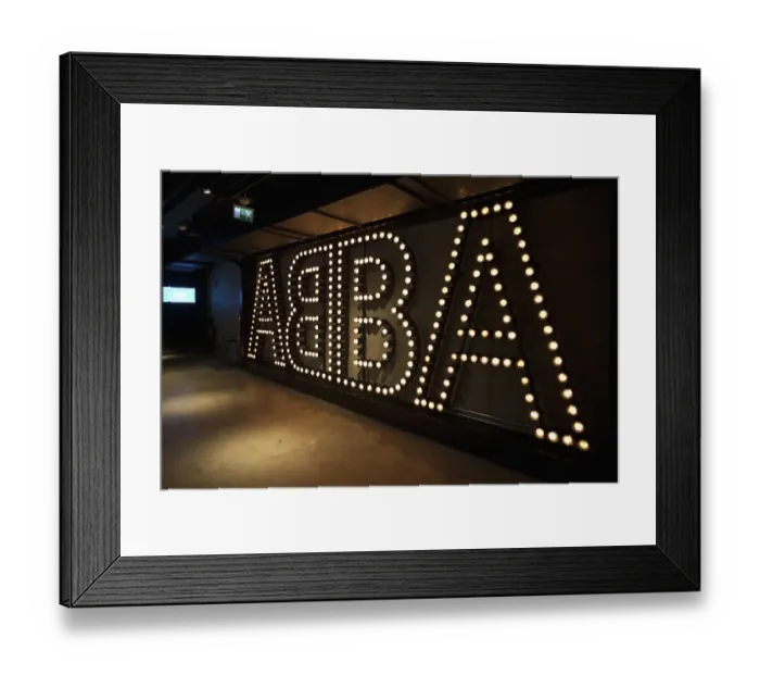 Framed Print : ABBA The Museum, Stockholm, Stockholm County