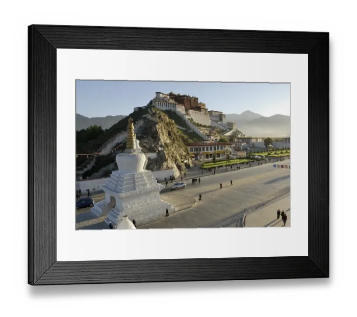 Framed Print : Potala Palace in the morning sun Framed Print : Potala Palace in the morning sun