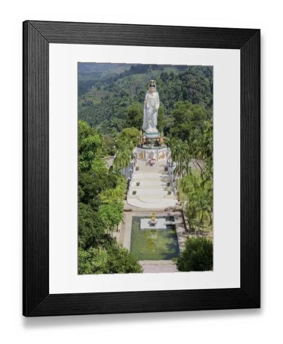Framed Print : Guan Yin Statue, Wat Bang Riang
