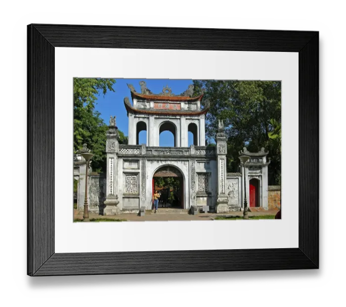 Framed Print : Temple of Literature Van Mieu, Hanoi Framed Print : Temple of Literature Van Mieu, Hanoi