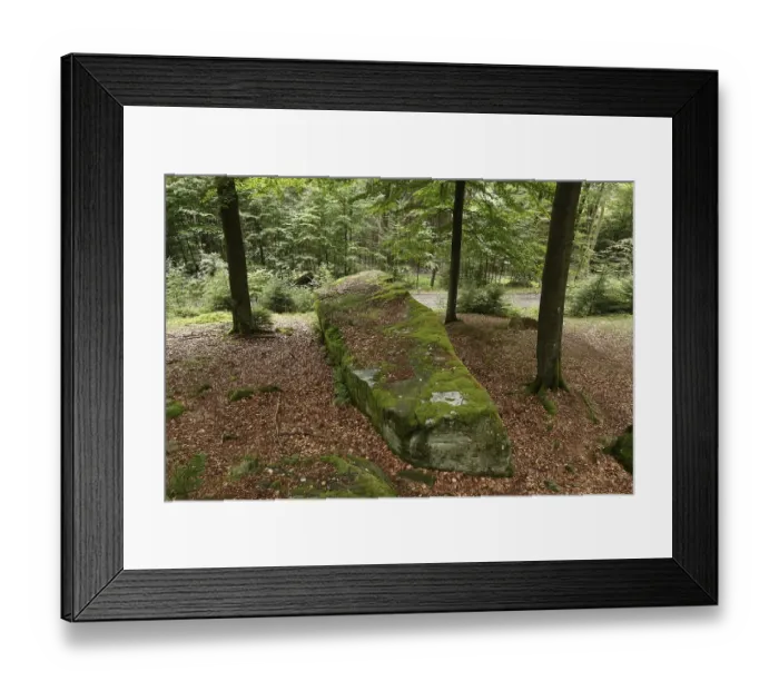 Framed Print : Long stones near Riedenburg, Rhoen