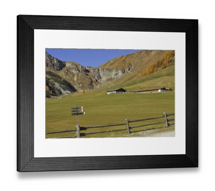 Framed Print : The Schlininger alp, Upper Vinschgau