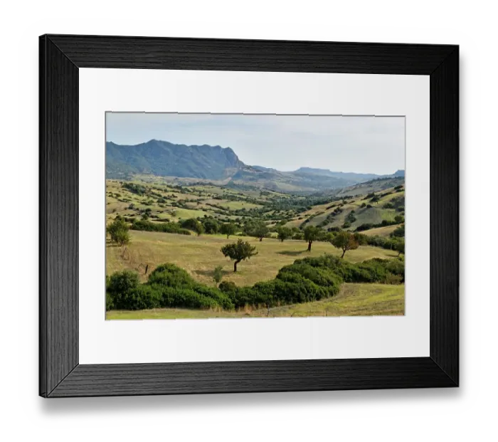 Framed Print : Landscape of Calabria, Aspromonte National Park