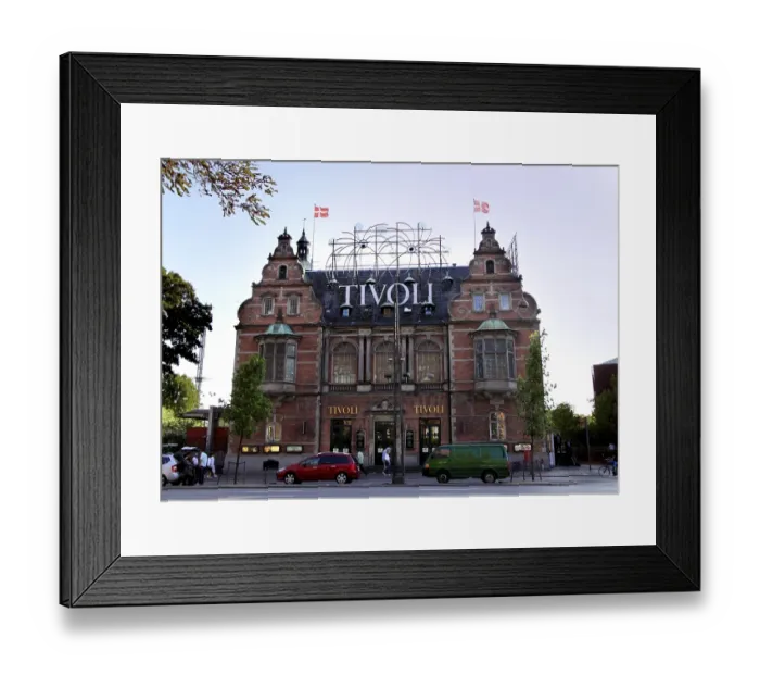 Framed Print : Tivoli, Copenhagen, Zealand, Denmark, Europe Framed Print : Tivoli, Copenhagen, Zealand, Denmark, Europe