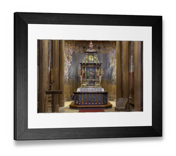 Framed Print : Altar, Heddal Stave Church, Notodden