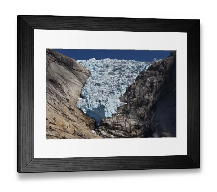 Framed Print : Briksdalsbreen Glacier tongue of the Jostedalsbreen Glacier Framed Print : Briksdalsbreen Glacier tongue of the Jostedalsbreen Glacier