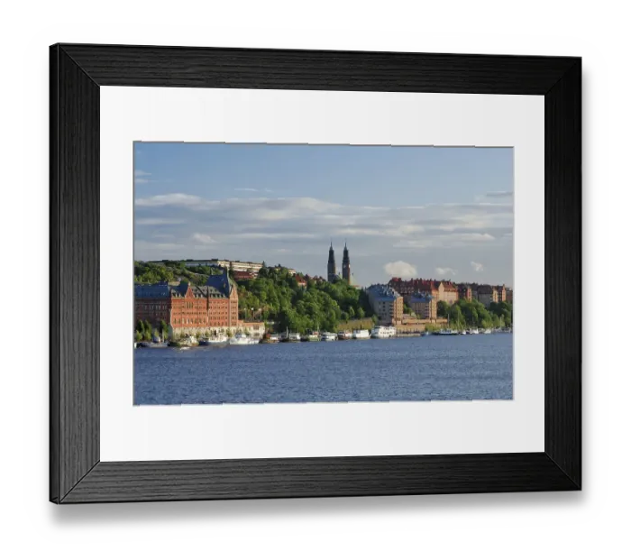 Framed Print : Center of Stockholm, seen from the sea Framed Print : Center of Stockholm, seen from the sea