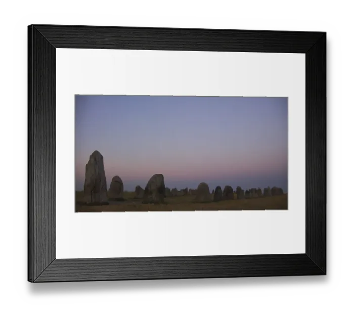 Framed Print : Ales Stenar, Ystad, stones set in the layout of a ship Framed Print : Ales Stenar, Ystad, stones set in the layout of a ship