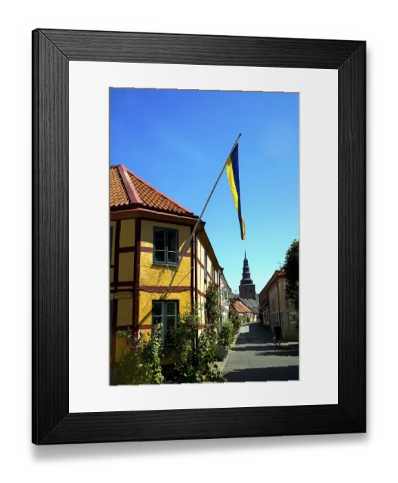 Framed Print : Ystad, Schonen, Sweden, Europe Framed Print : Ystad, Schonen, Sweden, Europe