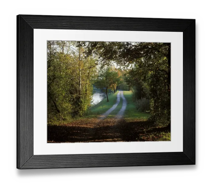 Framed Print : Loisach canal Upper Bavaria Germany Framed Print : Loisach canal Upper Bavaria Germany