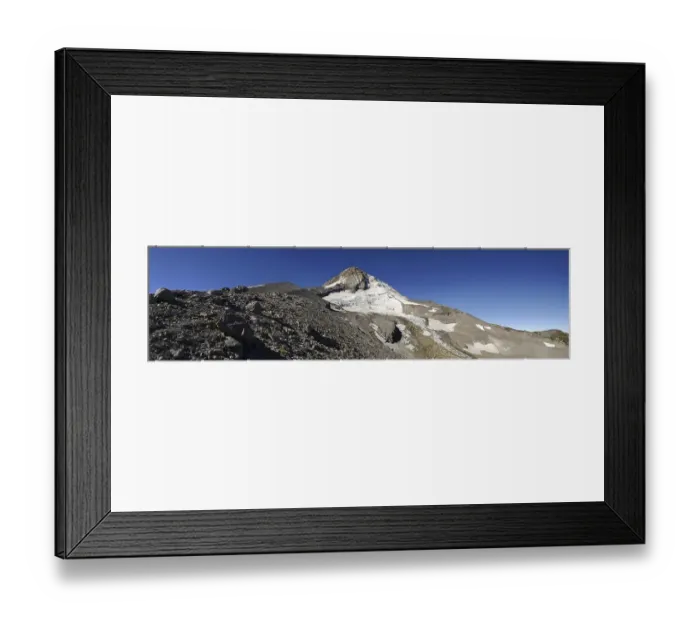 Framed Print : Panorama, Eastern edge of Mount Hood volcano