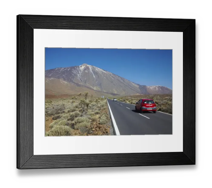 Framed Print : Road TF21, Peak of Teide, Parque Nacional del Teide Framed Print : Road TF21, Peak of Teide, Parque Nacional del Teide