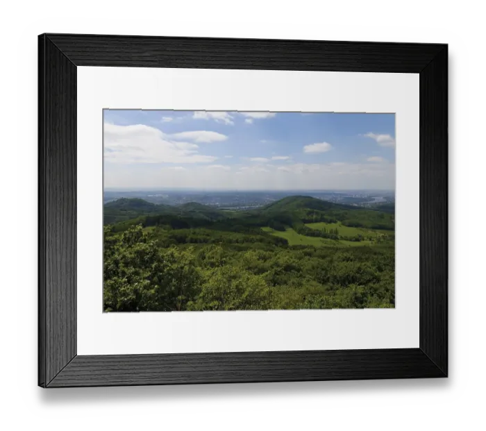 Framed Print : Panoramic views from Grosser Oelberg hill Framed Print : Panoramic views from Grosser Oelberg hill