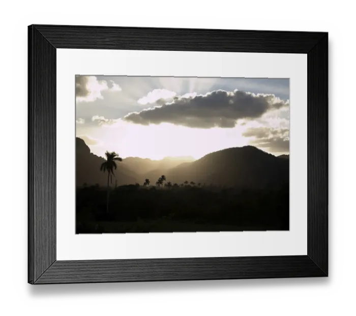 Framed Print : Landscape, Cuba, Central America Framed Print : Landscape, Cuba, Central America