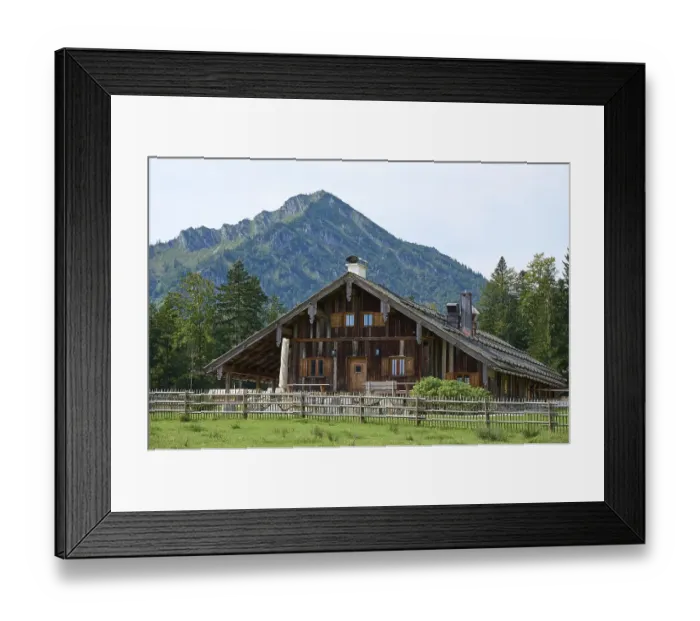 Framed Print : Sauruesselalm in front of Ochsenkamp