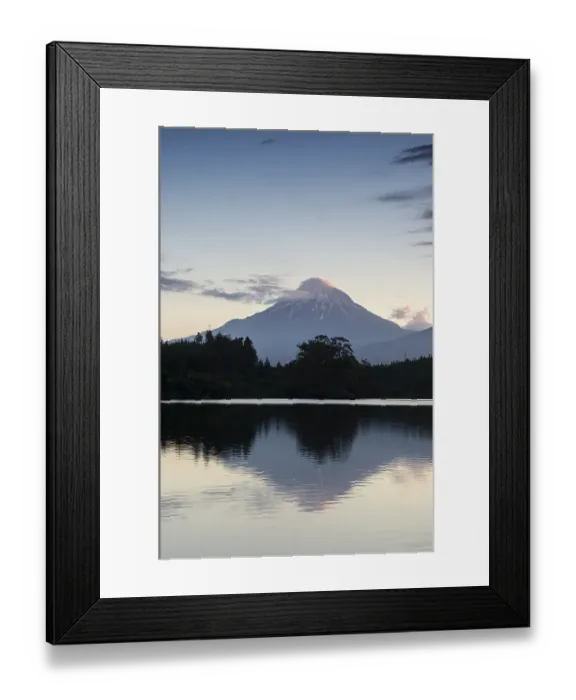 Framed Print : Currently inactive volcano, Mt