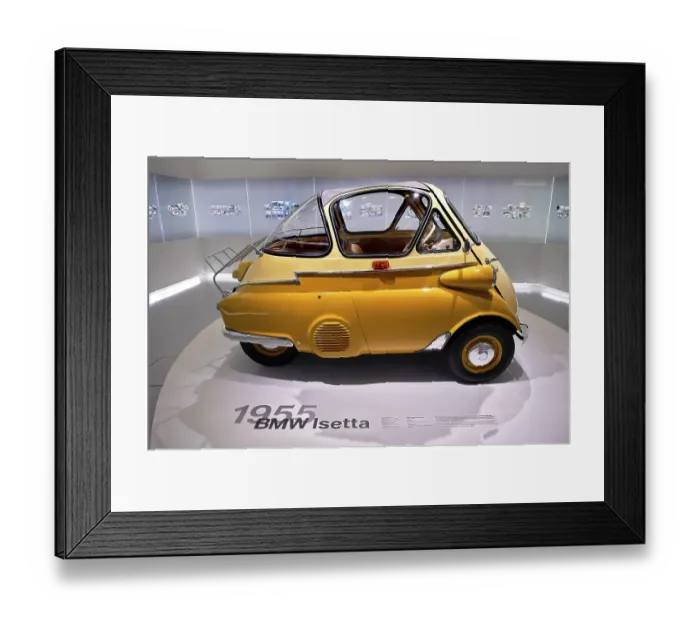 Framed Print : BMW Museum, BMW Isetta, Bubble Car Framed Print : BMW Museum, BMW Isetta, Bubble Car
