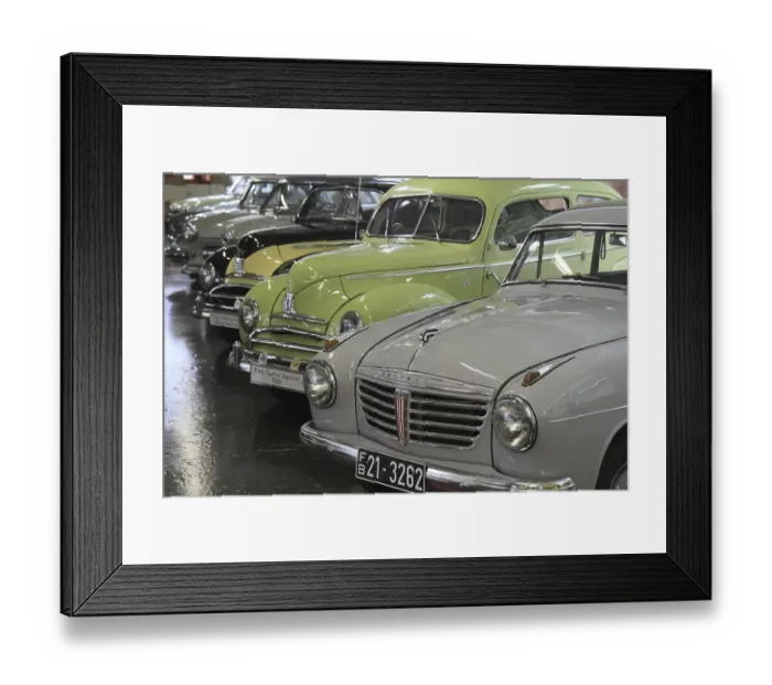 Framed Print : Vintage cars, ErfinderZeiten car and clock museum in Schramberg