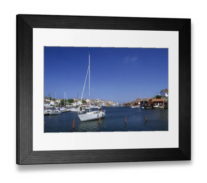 Framed Print : Sailboats, Klaedesholmen, Tjoern Island