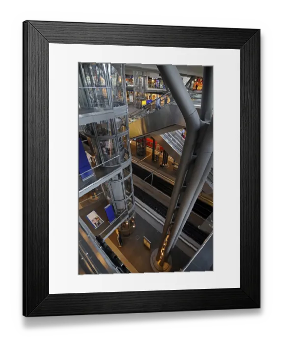 Framed Print : Berlin Hauptbahnhof, Berlin Central Station
