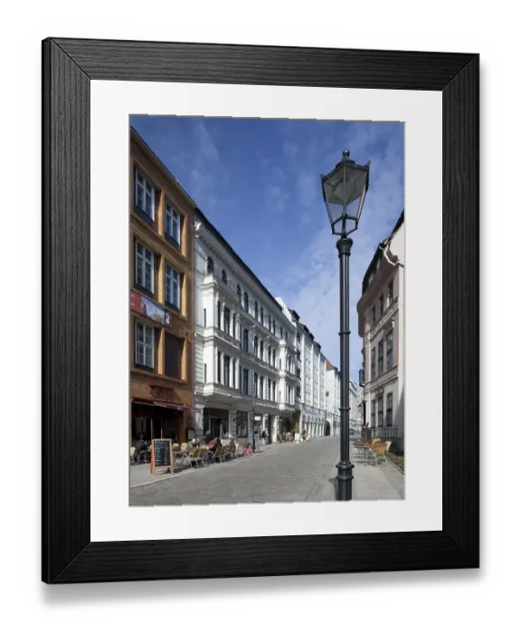 Framed Print : Nikolai Quarter, Spree River, Berlin-Mitte Framed Print : Nikolai Quarter, Spree River, Berlin-Mitte