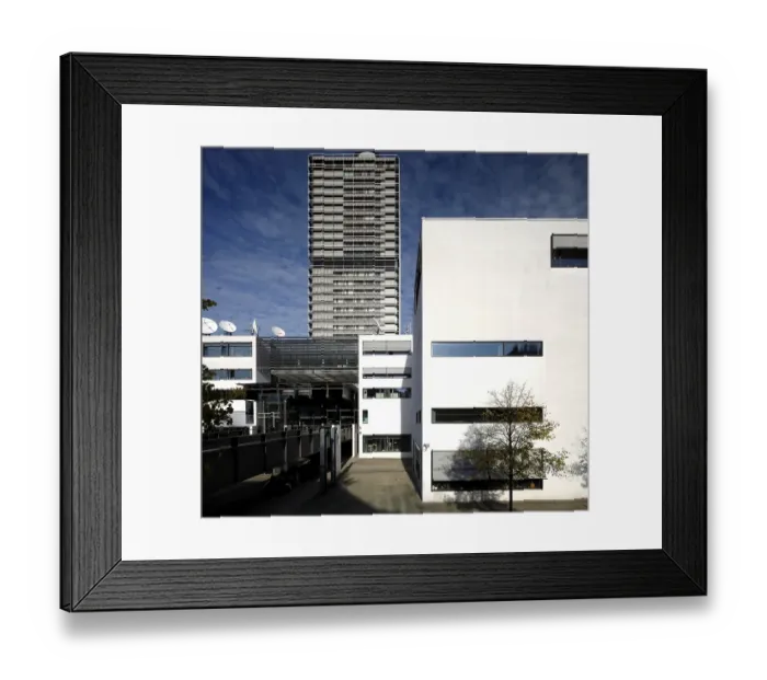 Framed Print : Deutsche Welle, Germany's international broadcaster