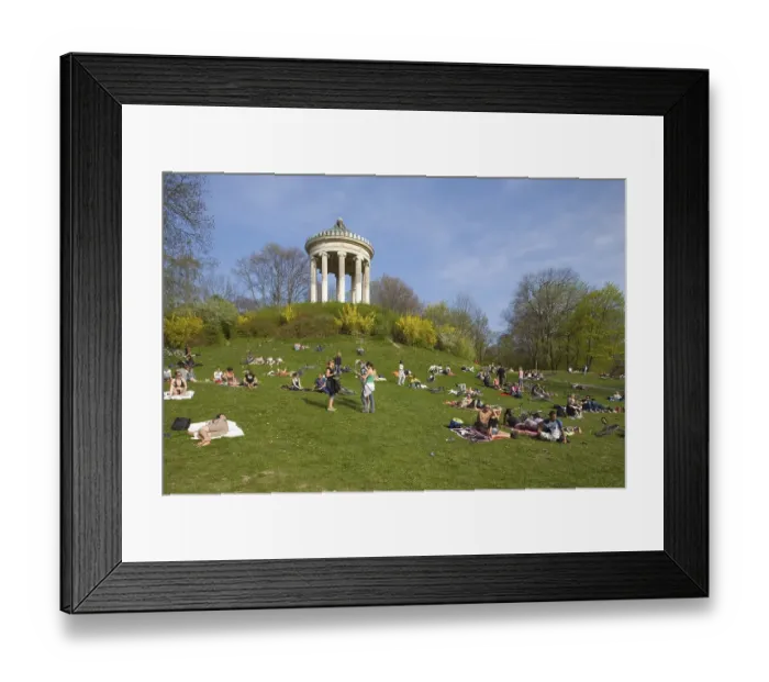 Framed Print : Monopteros, by Leo von Klenze, 1836 Framed Print : Monopteros, by Leo von Klenze, 1836