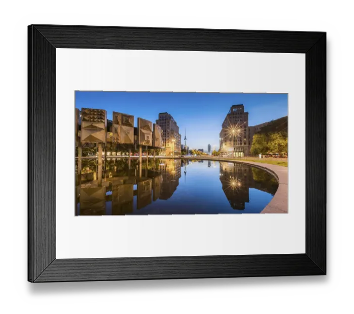 Framed Print : Strausberger Platz and Berlin Television Tower