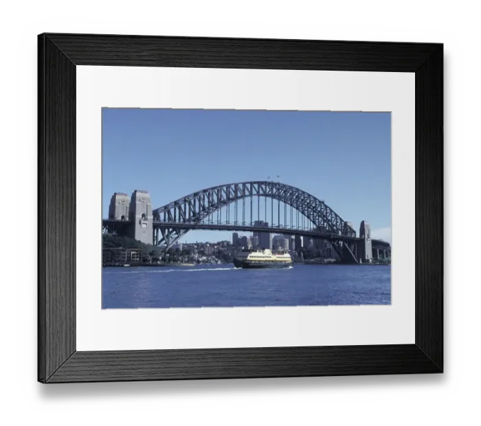 Framed Print : Harbour Bridge Sydney Australia