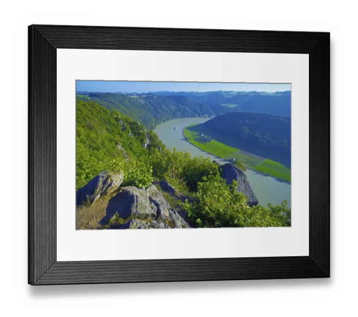 Framed Print : Schloegener Schleife of the Danube Framed Print : Schloegener Schleife of the Danube