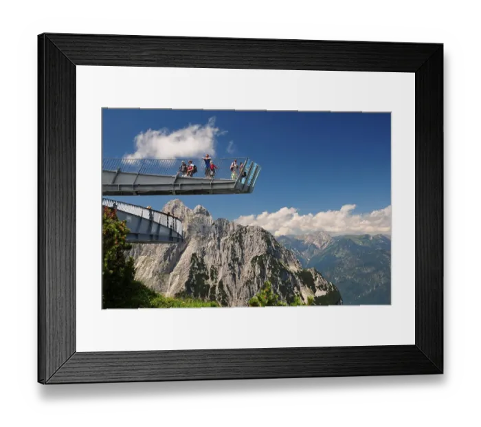 Framed Print : AlpspiX, Skywalk, viewing platform Framed Print : AlpspiX, Skywalk, viewing platform