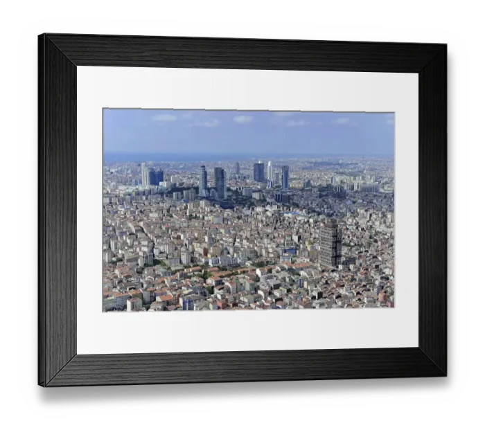 Framed Print : View from the Istanbul Sapphire Framed Print : View from the Istanbul Sapphire