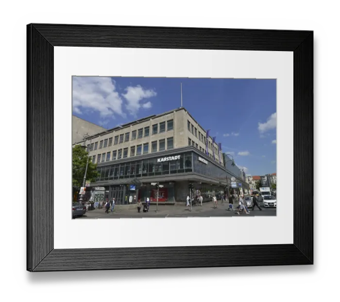 Framed Print : Karstadt, Hermannplatz, Kreuzberg Framed Print : Karstadt, Hermannplatz, Kreuzberg