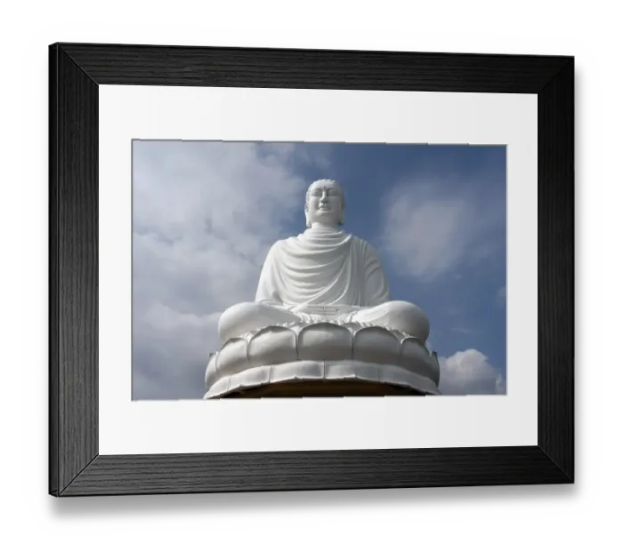 Framed Print : Buddha of Long SUn, Long SUn Pagoda