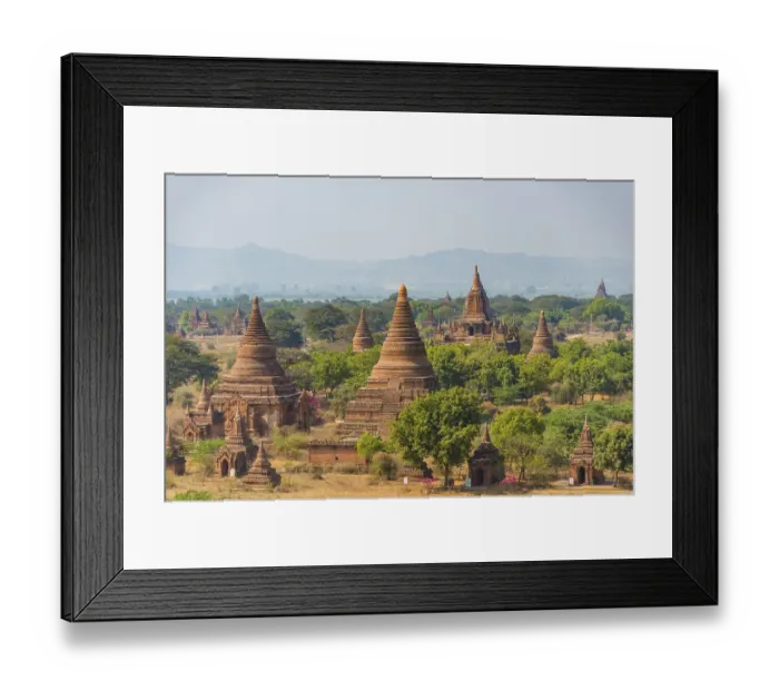 Framed Print : Ancient temples, pagodas, Bagan, Myanmar, Asia Framed Print : Ancient temples, pagodas, Bagan, Myanmar, Asia