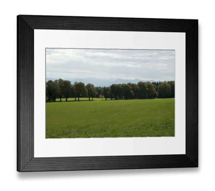 Framed Print : Empty meadow surface, Ilkahoehe