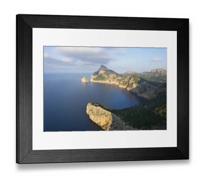 Framed Print : Mirador des Colomer, Cap Formentor Framed Print : Mirador des Colomer, Cap Formentor