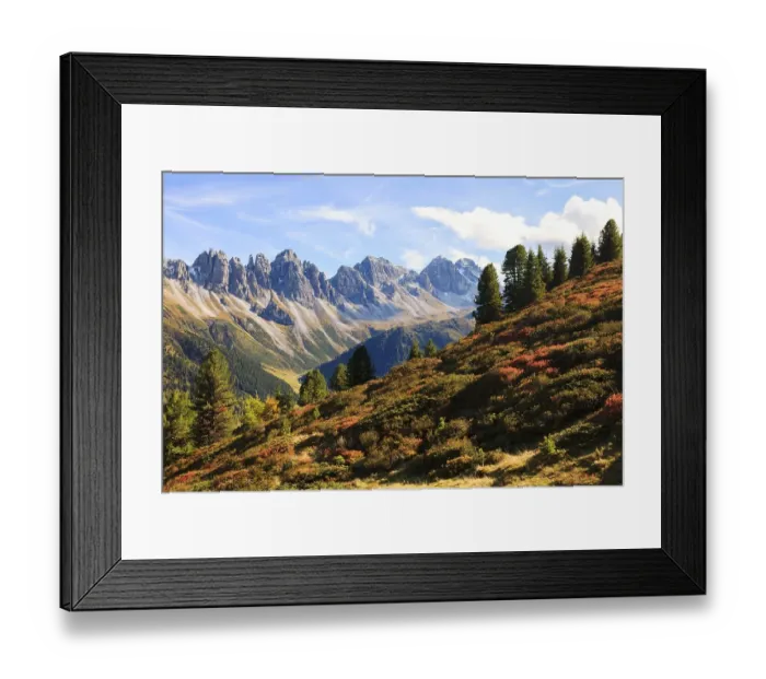 Framed Print : Autumn in the Stubai Alps, Tyrol, Austria, Europe Framed Print : Autumn in the Stubai Alps, Tyrol, Austria, Europe