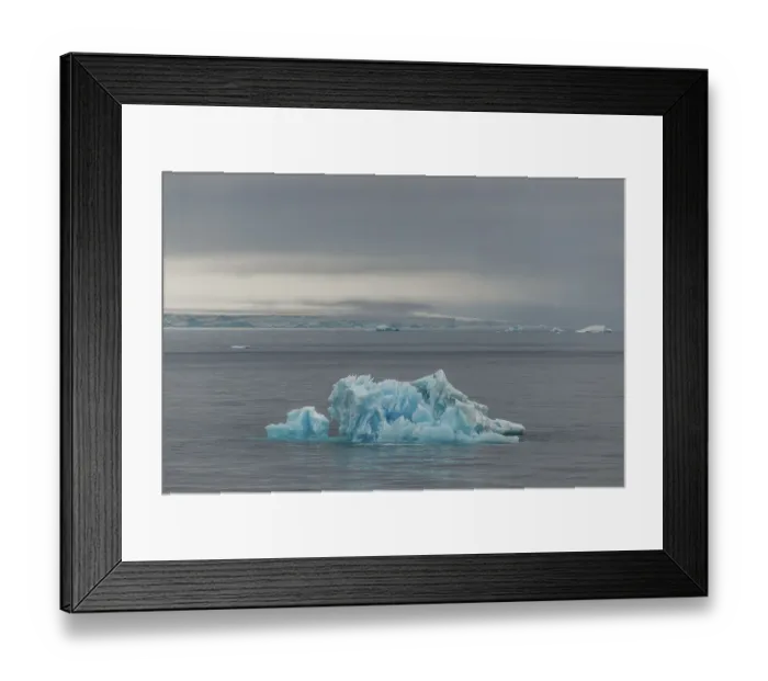 Framed Print : Small iceberg off the Austfonna glacier