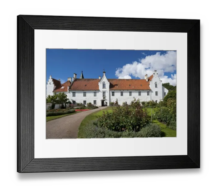 Framed Print : Boesjokloster, Hoeoer, Skane laen