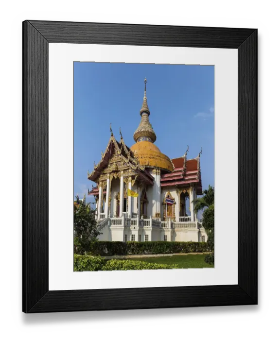 Framed Print : Wat Chaimongkol, Wat Jai Chai Mongkol Temple
