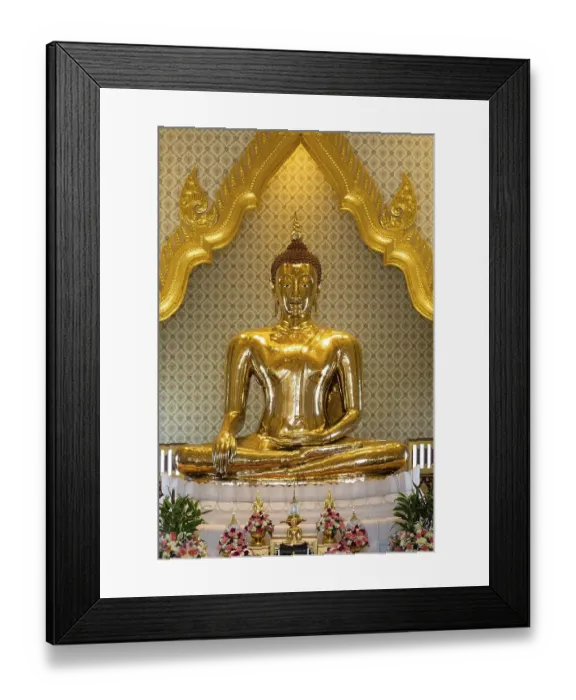Framed Print : Wat Traimit Temple, Golden Buddha Framed Print : Wat Traimit Temple, Golden Buddha
